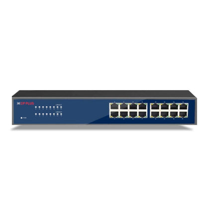 CP PLUS 16 Port Gigabit Smart PoE Network Switch ( 10/100/1000Mbps ) + RJ45 + Support Auto MDI / MDIX