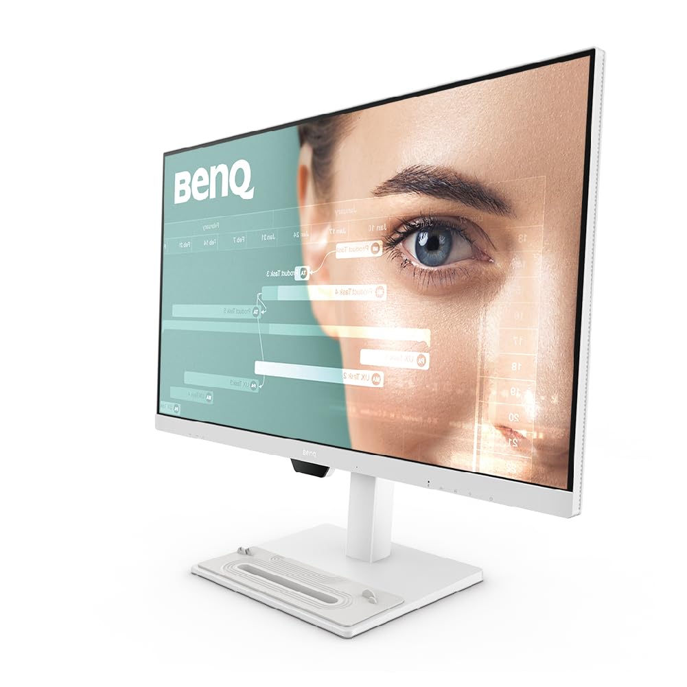 BenQ GW3290QT 31.5" IPS 2k QHD Monitor| USB-C(65W PD)| Coding Mode| 99%sRGB|Daisy Chain| Height Adjust| 75Hz| Eye Safe Certified| Brightness Intelligence| Noise Filter Speaker| HDMI|DP|USB Hub (White)