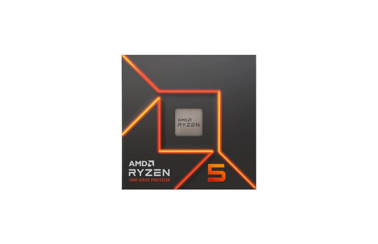 AMD Ryzen 5 7600 Desktop Processor 6 cores 12 Threads 38 MB Cache 3.8 GHz Upto 5.1 GHz (100-100001015BOX)