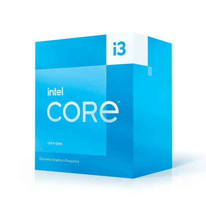 Intel Core i3-13100 Desktop Processor 4 cores (4 P-cores + 0 E-cores) 12MB Cache, up to 4.5 GHz