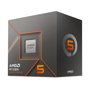 AMD Ryzen 5 8400F Desktop Processor 6 cores 12 Threads 22 MB Cache 4.2 GHz Upto 4.7 GHz AM5 Socket (100-100001591BOX)