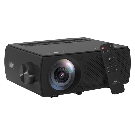 ZEBRONICS New Launch PIXAPLAY 15 Smart LED Projector with Dolby Audio, 3600 lumens, 4K Support, 180 Inch Screen Size, Supports Miracast, Bluetooth, USB, HDMI, WiFi, APP Support, 1080p Native Visit the ZEBRONICS Store