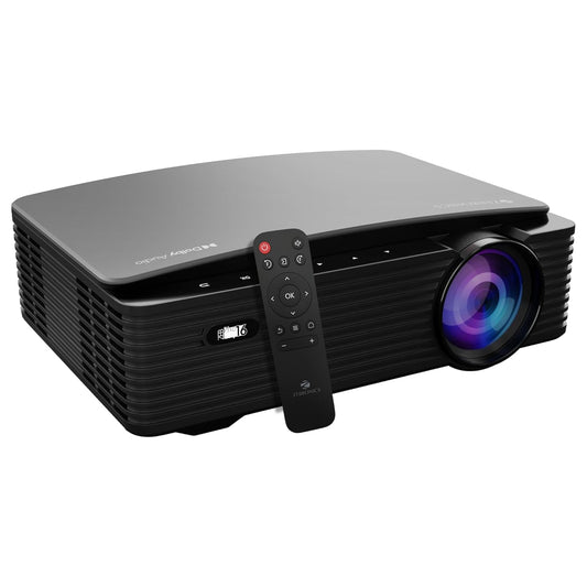 ZEBRONICS PIXAPLAY 16 Dolby Smart LED Projector, 4000 Lumens, 4K Support, 200 Inch Screen Size, USB, HDMI, AV, AUX, WIFI, 1080p Native, Supports Bluetooth, APP Support, Miracast, Airplay