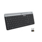 Logitech K580 Slim Multi-Device Wireless Keyboard Bluetooth/Receiver, Compact, Easy Switch