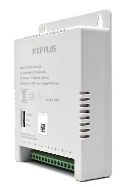 CP Plus CP-DPS-PD08-12D 12V 10Amp 8 Channel Fiber SMPS (Switched-Mode Power Supply)