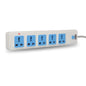 ZEBRONICS Zeb PS5500 Plus Power Strip a 2500 WATTS Power Extension Socket, 4.8m Wire with Universal sockets