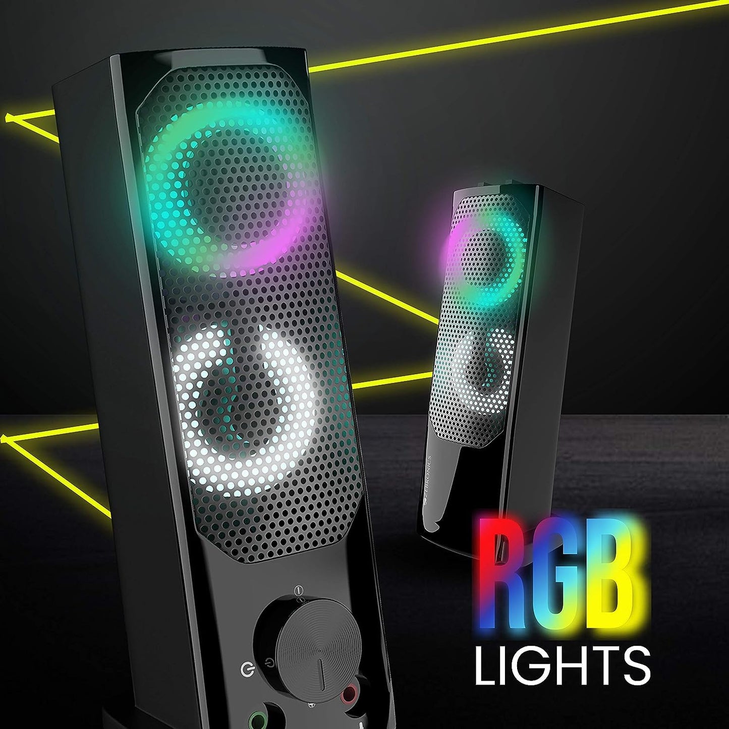 ZEBRONICS Zeb Wonderbar 10 USB Powered 2.0 Computer Speaker with RGB Lights