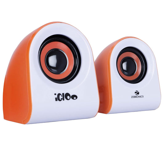 ZEBRONICS Zeb-Igloo Portable Wireless, Auxiliary, USB Laptop/Desktop Speaker