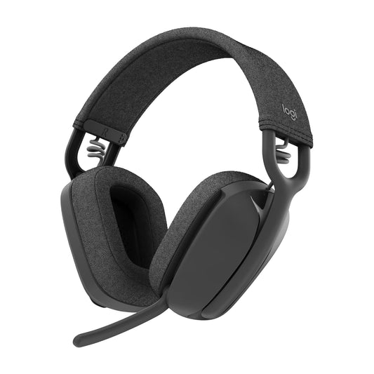 Logitech Zone Vibe 100 Lightweight Wireless Over-Ear Headphones with Noise-Cancelling Microphone