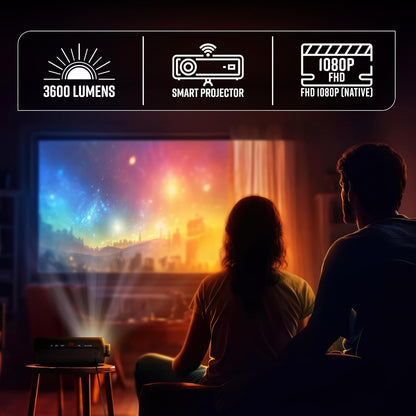 ZEBRONICS New Launch PIXAPLAY 15 Smart LED Projector with Dolby Audio, 3600 lumens, 4K Support, 180 Inch Screen Size, Supports Miracast, Bluetooth, USB, HDMI, WiFi, APP Support, 1080p Native Visit the ZEBRONICS Store