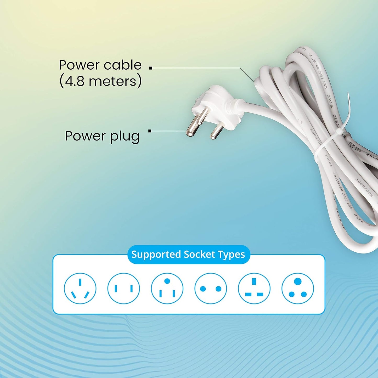 ZEBRONICS Zeb PS5500 Plus Power Strip a 2500 WATTS Power Extension Socket, 4.8m Wire with Universal sockets