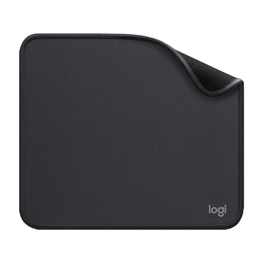 Logitech Mouse Pad - Studio Series, Computer Mouse Mat with Anti-Slip Rubber Base, Easy Gliding, Spill-Resistant Surface, Durable Materials, Portable, in a Fresh Modern Design-Graphite