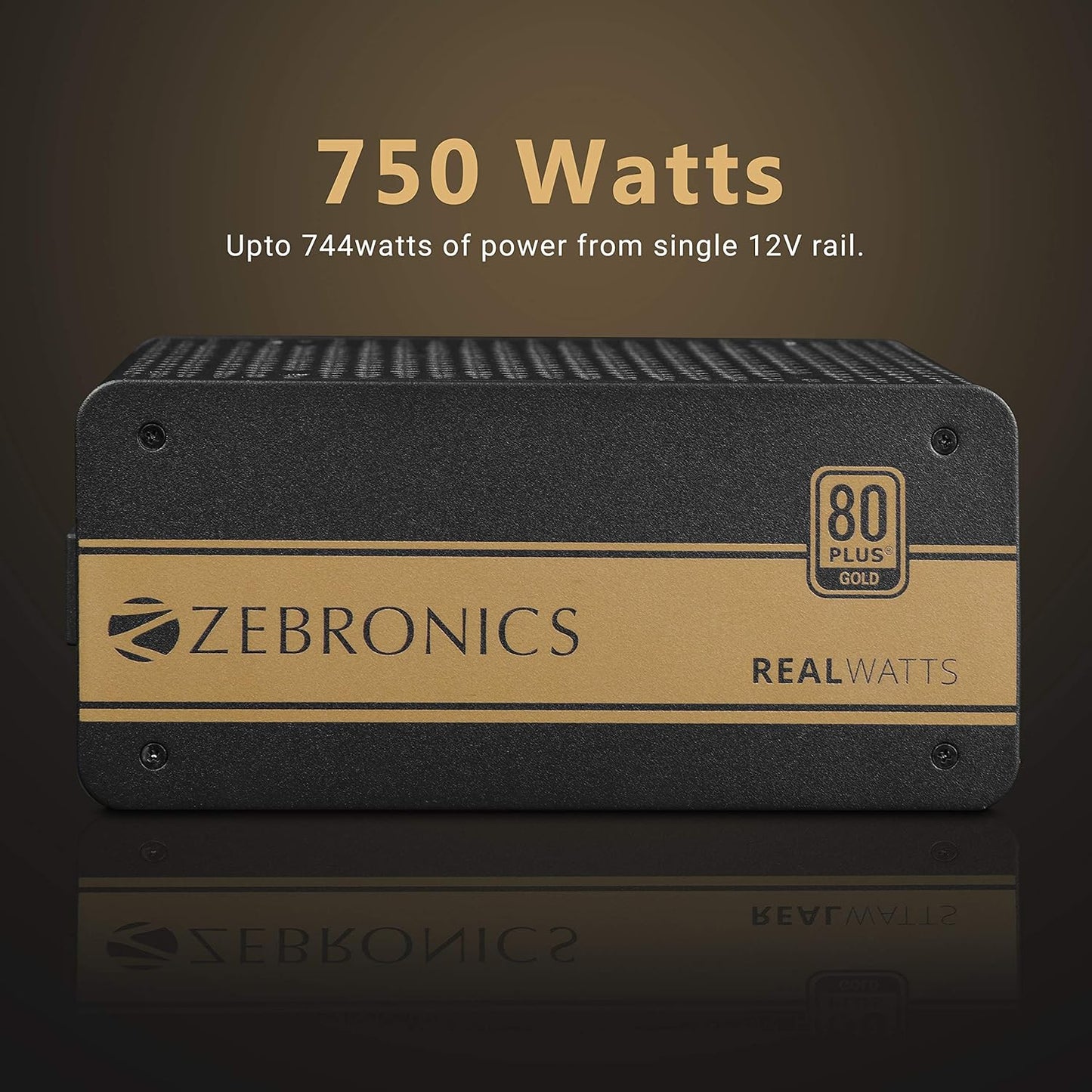 Zebronics PGP750W 750 Watts PSU  (Black)