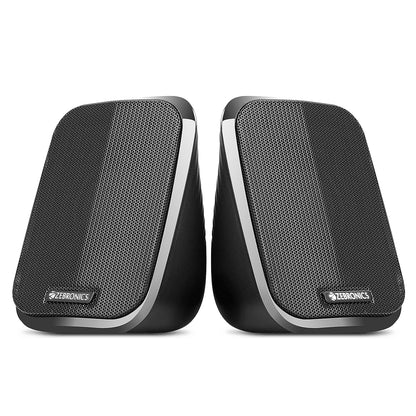 ZEBRONICS Zeb-Fame 5watts 2.0 Multi Media Speakers with AUX, USB and Volume Control (Black)