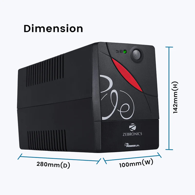 ZEBRONICS Zeb-U725 600VA UPS